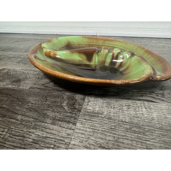 Deforest California Pottery MCM Ashtrays Atomic Drip Glaze Ceramic - Picture 10 of 16